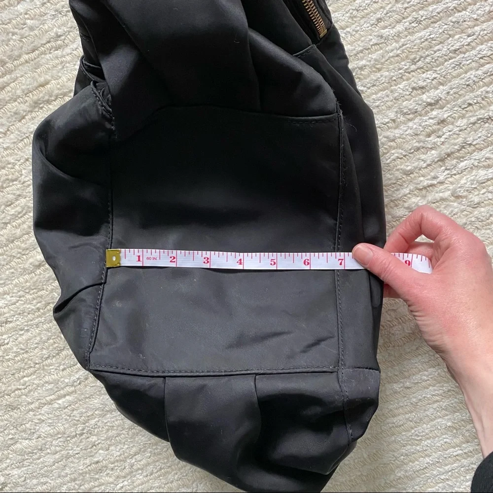 Juicy Couture black nylon hobo purse